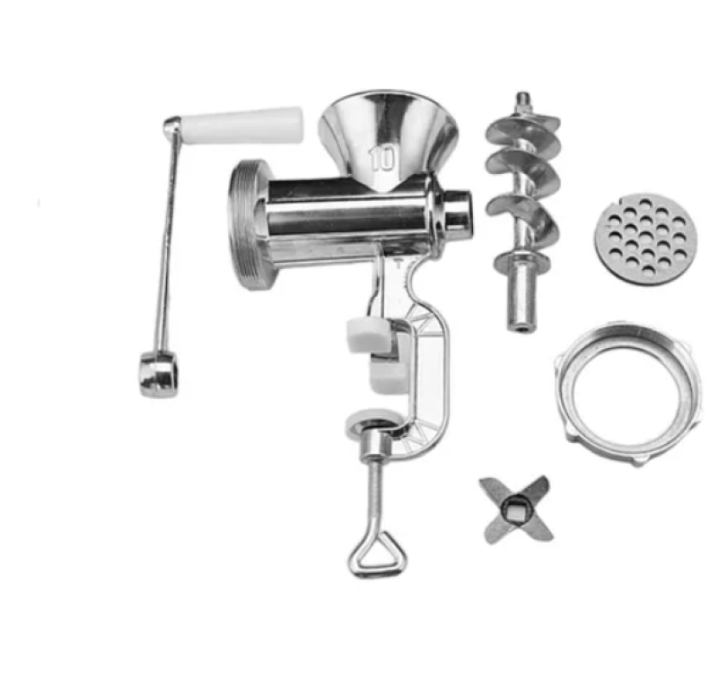 Comprar Molino De Carne En Aluminio Jcw 102 en Electroshopy - Ángulo 2